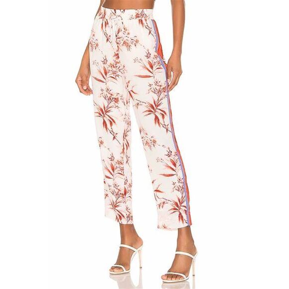 NEW Joie Quisy Porcelain Cream Floral Pants Small